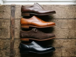 Oxford shoes for men in black, brown and tan leather styles