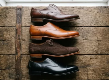 Oxford shoes for men in black, brown and tan leather styles