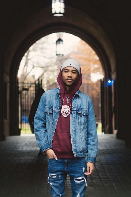 Denim Jacket With Hoodie