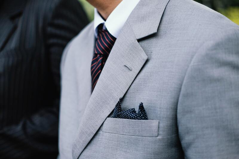 Suit detailing 