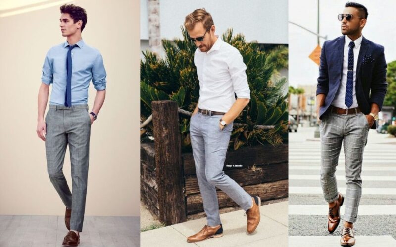 How to Wear Grey Pants and Brown Shoes: 8 PRO Tips to Style It