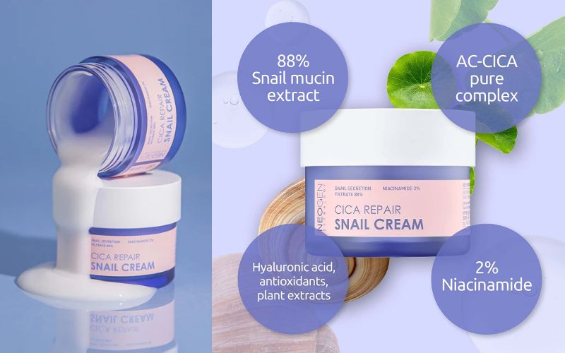 Korean Skincare: Neogen Dermalogy Cica Repair Snail Cream