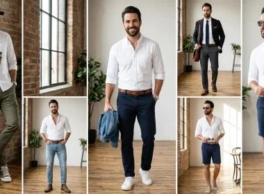 Best white shirt combinations for men outfit ideas