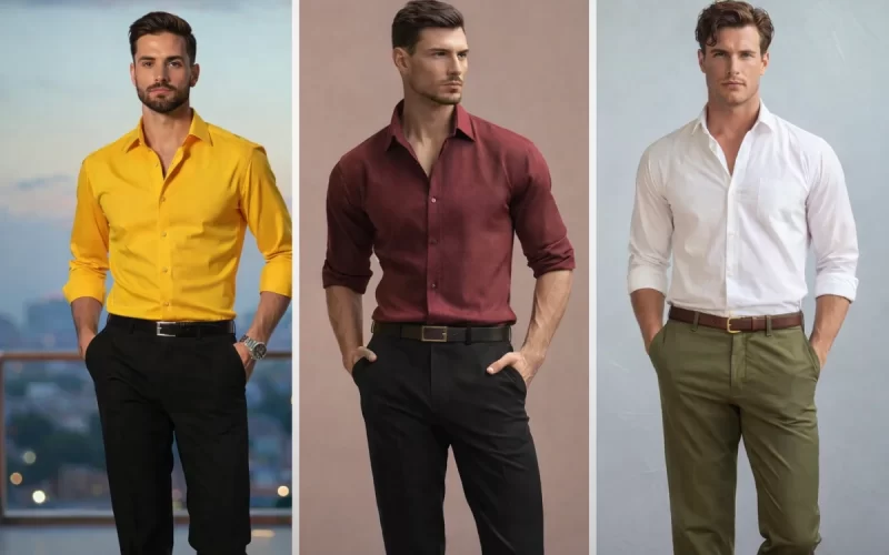 formal pant-shirt combination for men